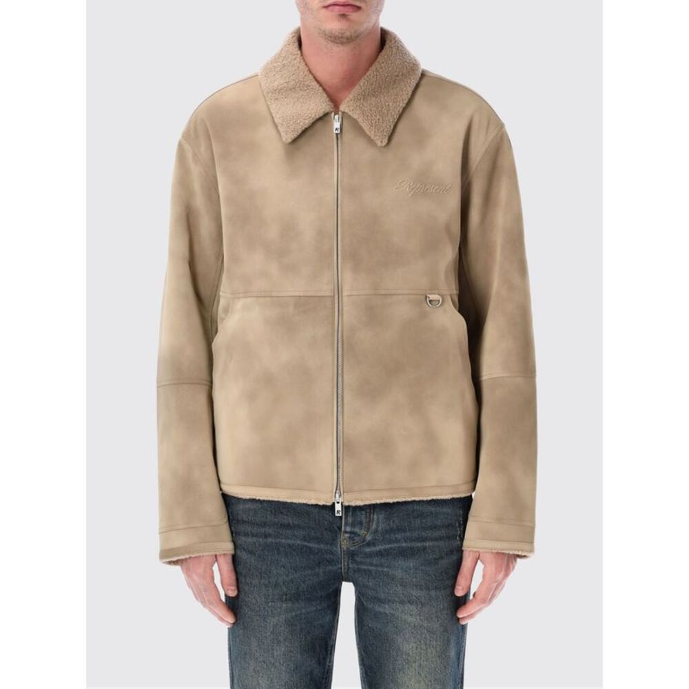 Represent Men Faux Leather Jacket Represent